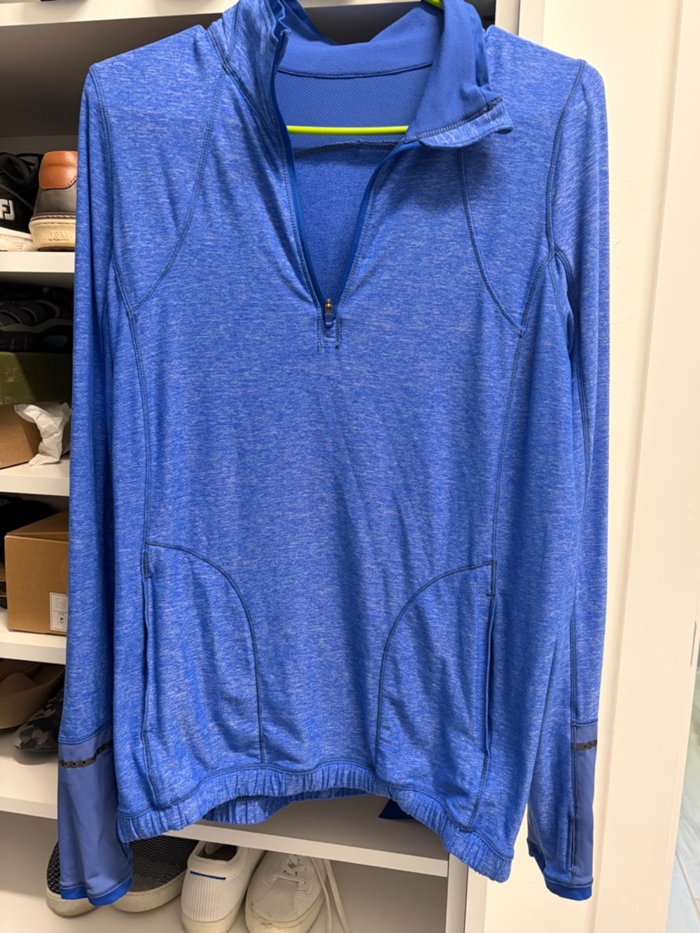 Lululemon Heather Quarter-Zip Athletic Pullover